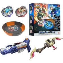Scntoys Infınty Nado Power Battle Set Thunder Shadow Hunter Vs Fıery Blast Wheel Nado Arenalı Set