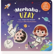 TeknoKapsül Sincap Kitap Merhaba Uzay | Cırt Cırtlı Uzay Etkinlik Kitabı 3-6 Yaş