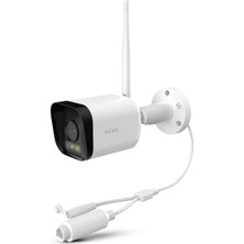 L1 Plus Dış Mekan Ethernet, Wi-Fi Akıllı Güvenlik Kamerası | 2k, 3mp Gece Görüşü, Çift Yönlü Ses, Sd Kart Destekli