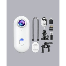 Belle Fusion Mey Ithalat® 4K Full Hd Spor Kamerası 360° Klips ve Wifi Özellikli