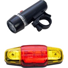 Belle Fusion Mey Ithalat® LED Bisiklet Işık Seti Ön Far ve Arka Stop Lambası Güvenlik Seti