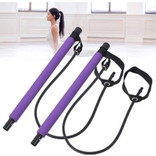 Belle Fusion Mey Ithalat® Pilates Bar Direnç Çubuğu Kas Tonlama ve Esneklik Artırıcı Tasarım