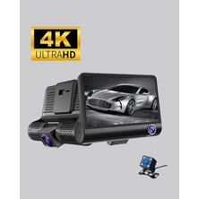 Belle Fusion Mey Ithalat® Çift ve Üçlü Lens Seçeneği ile Tüm Açılardan Kayıt Yapan Araç Kamerası Yeni Nesil
