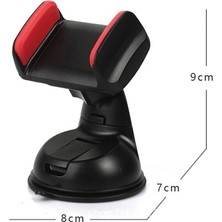 Belle Fusion Mey Ithalat® Araç Içi Torpido ve Cam Vakumlu Kısa Boy Telefon Tutucu