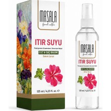 Masala Saf Itır Suyu (Sardunya) 125 ml %100 Doğal Yağlı Hidrosol - Tonik Geranium Floral Water Hydrosol Tonic