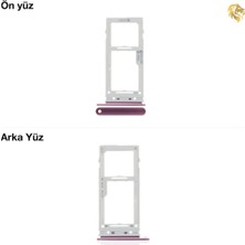 Arsking Samsung Galaxy S9 Plus Sim Iç Yuvası Çiftli Mor Çiftli Sim Yuvası Ikili Sim Tepsisi Çiftli Sim Aparatı Dual Sim Çekmecesi