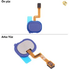 Arsking Samsung Galaxy A21S Parmak Izi Filmi ile Uyumlu Mavi Parmak Izi Film Kablosu Parmak Izi Sensörü Filmi Home Tuşu Film Kablosu Touch Id Film Kablosu Parmak Izi Soketi