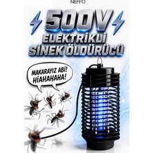 Neffo 500V Elektrikli Uv Sivrisinek ve Haşere Öldürücü Lamba – Yüksek Güçlü Sinek Kovucu Cihaz – Ev, Ofis, Bahçe ve Iş Yeri Için