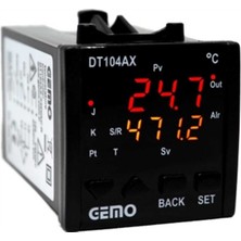 Gemo DT104AX-230VAC-S-S "auto-Tune Pıd" Sıcaklık Kontrol Cihazı