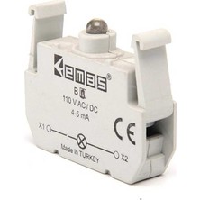 Emas Bb Yedek Led'li 100-230V Ac Beyaz Sinyal Blok