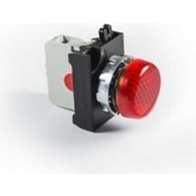 Emas CM060XK cm Serisi Metal Led'li 12-30V Ac/dc Kırmızı 22 mm Sinyal