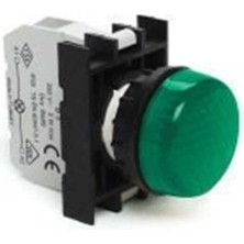 Emas B030XY B Serisi Plastik BA9S Duylu Yeşil 22 mm Sinyal