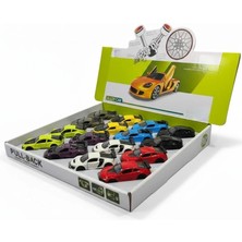 Belle Fusion Mey Ithalat® 8.5cm 1:64 Kapıları Açılan Spor Çekbırak Araba