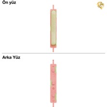 Arsking Samsung Galaxy A25 Tuş Takımı ile Uyumlu Sarı Düğme Seti Tuş Takımı Buton Açma-Kapama Düğmesi