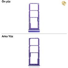 Arsking Samsung Galaxy A30S Sim Iç Yuvası Çiftli ile Uyumlu Mor Çiftli Sim Yuvası Ikili Sim Tepsisi Çiftli Sim Aparatı Dual Sim Çekmecesi