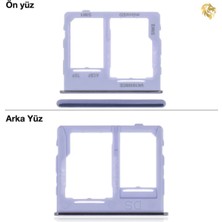 Arsking Samsung Galaxy A32 5g Sim Iç Yuvası Çiftli ile Uyumlu Mor Çiftli Sim Yuvası Ikili Sim Tepsisi Çiftli Sim Aparatı Dual Sim Çekmecesi