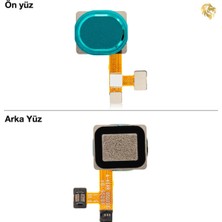 Arsking Samsung Galaxy A21 Parmak Izi Filmi ile Uyumlu Yeşil Parmak Izi Film Kablosu Parmak Izi Sensörü Filmi Home Tuşu Film Kablosu Touch Id Film Kablosu Parmak Izi Soketi