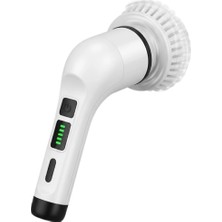 Belle Fusion Mey Ithalat® Elektrikli Temizlik Fırçası 9 Başlıklı Güçlü Motor ve Şarjlı Kullanım