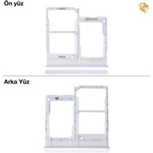 Arsking Samsung Galaxy A20E Sim Iç Yuvası Çiftli ile Uyumlu Beyaz Çiftli Sim Yuvası Ikili Sim Tepsisi Çiftli Sim Aparatı Dual Sim Çekmecesi
