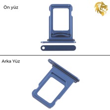 Arsking Iphone 17 Pro Max Sim Yuvası , Sim Tepsisi, Ikili Sim Aparat, Sim Yeri, Sim Tray, Sim Çekmecesi 17 Pro Max Uyumlu (Mavi)
