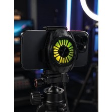 Belle Fusion Mey Ithalat® Rgb Fan Aydınlatmalı Sessiz Çalışan Telefon Soğutucu