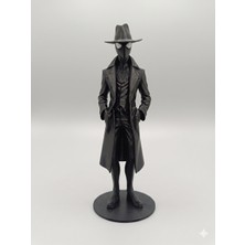 Poply Bizz 3D 13 cm Noir Tarzı Örümcek Adam Figürü - Maskeli Kahraman Adam Biblosu