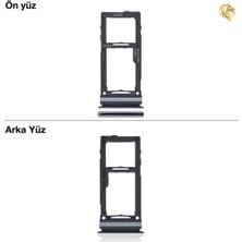 Arsking Samsung Galaxy A52 Sim Iç Yuvası Çiftli ile Uyumlu Siyah Çiftli Sim Yuvası Ikili Sim Tepsisi Çiftli Sim Aparatı Dual Sim Çekmecesi