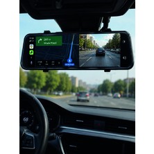 Belle Fusion Mey Ithalat® Araç Içi Ayna Carplay Dokunmatik Multimedya ve Kamera Kayıt Ekranı