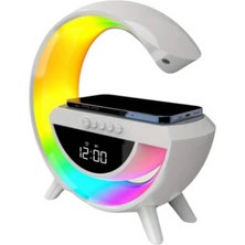 Belle Fusion Mey Ithalat® Kablosuz Rgb Bluetooth Hoparlör USB Fm ve Aux Destekli Taşınabilir Ses Sistemi