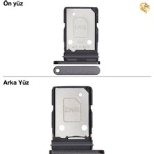 Arsking Samsung Galaxy A37 Sim Iç Yuvası Çiftli ile Uyumlu Siyah Çiftli Sim Yuvası Ikili Sim Tepsisi Çiftli Sim Aparatı Dual Sim Çekmecesi