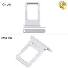 Arsking Iphone 17 Pro Max Sim Yuvası , Sim Tepsisi, Sim Aparat, Sim Yeri, Sim Tray, Tekli, Sim Çekmecesi 17 Pro Max Uyumlu (Gümüş)