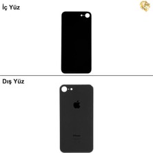 Arsking Iphone 8 Uzay Grisi Renk Arka Kapak Arka Cam Batarya Kapağı Lazer Kesim Kapak Pil Kapağı