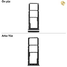 Arsking Samsung Galaxy A30 Sim Iç Yuvası Çiftli ile Uyumlu Siyah Çiftli Sim Yuvası Ikili Sim Tepsisi Çiftli Sim Aparatı Dual Sim Çekmecesi