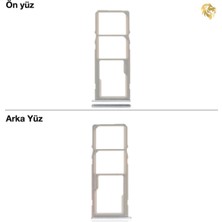 Arsking Samsung Galaxy A21 Sim Iç Yuvası Çiftli ile Uyumlu Beyaz Çiftli Sim Yuvası Ikili Sim Tepsisi Çiftli Sim Aparatı Dual Sim Çekmecesi
