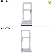 Arsking Samsung Galaxy A71 5g Sim Iç Yuvası Çiftli ile Uyumlu Gümüş Çiftli Sim Yuvası Ikili Sim Tepsisi Çiftli Sim Aparatı Dual Sim Çekmecesi