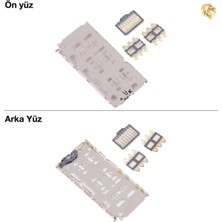 Arsking Samsung Galaxy A30 Sim Konnektörü Çift ile Uyumlu Anakart Sim Okuyucu Soketi Sim Kart Yuvası Lehim Parçası Sim Kart Okuyucu Konnektörü