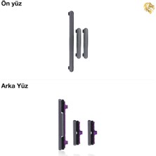 Arsking Samsung Galaxy S10 Tuş Takımı ile Uyumlu Siyah Düğme Seti Tuş Takımı Buton Açma-Kapama Düğmesi