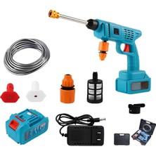 Belle Fusion Mey Ithalat® Şarjlı Oto Yıkama, Bahçe Sulama Tabancası Makinesi Yüksek Basınçlı