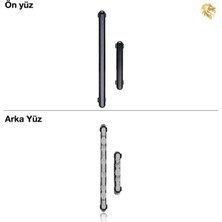 Arsking Samsung Galaxy A51 Tuş Takımı ile Uyumlu Siyah Düğme Seti Tuş Takımı Buton Açma-Kapama Düğmesi