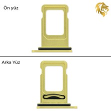 Arsking Iphone 11 Çiftli Sim Yuvası Ikili Sim Tepsisi Sim Aparatı Dual Sim Yeri Sim Tray Sim Çekmecesi 11 Uyumlu (Sarı) Çiftli Sim Yuvası Ikili Sim Tepsisi Çiftli Sim Aparatı Dual Sim Çekmecesi
