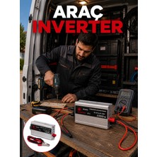 Belle Fusion Mey Ithalat® 1500W Araç Invertörü Elektronik Cihazlar Için Yüksek Verimli Güç Dönüştürme Sistemi
