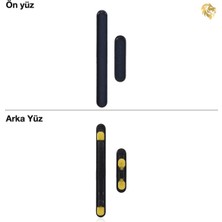Arsking Samsung Galaxy A53 Tuş Takımı ile Uyumlu Siyah Düğme Seti Tuş Takımı Buton Açma-Kapama Düğmesi