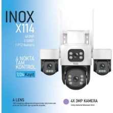 Inox X114 3+3+3+3 Mp Dört Lensli 3.6mm Wifi Ptz Kamera