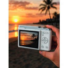 Belle Fusion Mey Ithalat® Beyaz 4K Video Kayıtlı 48 Mp Dijital Fotoğraf Makinesi Otomatik Odaklama