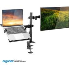 Ergoflex EF A74L 17-32 inch Monitör Tutucu ve 12-17 inch Laptop Standı