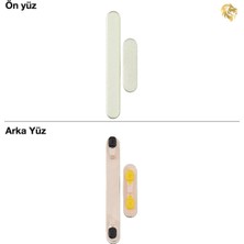 Arsking Samsung Galaxy A55 Tuş Takımı ile Uyumlu Sarı Düğme Seti Tuş Takımı Buton Açma-Kapama Düğmesi