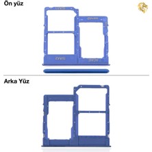 Arsking Samsung Galaxy A31 Sim Iç Yuvası Çiftli ile Uyumlu Mavi Çiftli Sim Yuvası Ikili Sim Tepsisi Çiftli Sim Aparatı Dual Sim Çekmecesi