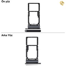 Arsking Samsung Galaxy A33 Sim Iç Yuvası Çiftli ile Uyumlu Siyah Çiftli Sim Yuvası Ikili Sim Tepsisi Çiftli Sim Aparatı Dual Sim Çekmecesi