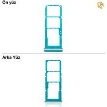 Arsking Samsung Galaxy A30S Sim Iç Yuvası Çiftli ile Uyumlu Yeşil Çiftli Sim Yuvası Ikili Sim Tepsisi Çiftli Sim Aparatı Dual Sim Çekmecesi