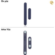 Arsking Samsung Galaxy A35 Tuş Takımı ile Uyumlu Lacivert Düğme Seti Tuş Takımı Buton Açma-Kapama Düğmesi